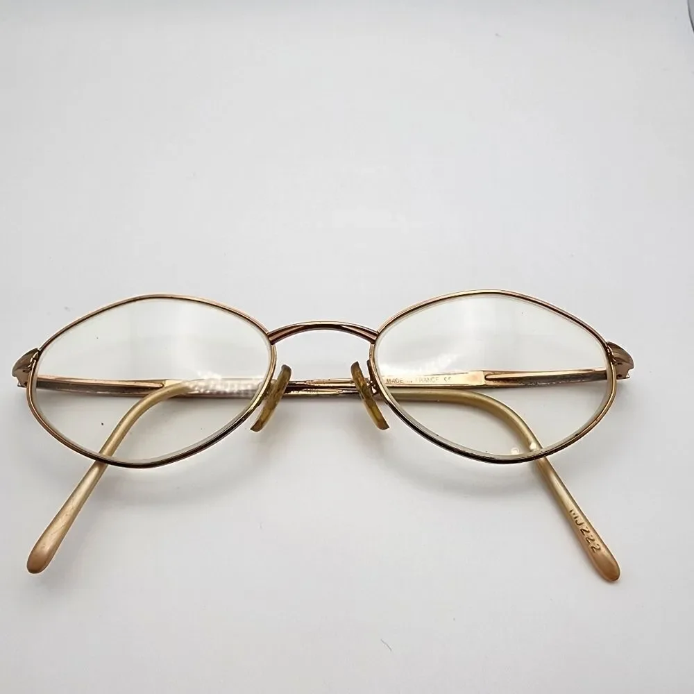 Cottet Gold Prescription Glasses Frames
